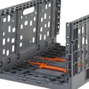 box plastik -  jual container di Jakarta, Folding Vented, 48L lipat (dilipat) container plastik berventilasi. Sewa mulai dari harga USD$0.02 / box / hari!, 48 liter lipat (dilipat) kontainer plastik berventilasi untuk sistem kemasan pulang Standard Australia, C2GP5528FV