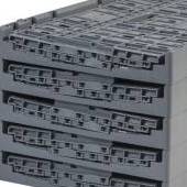 box plastik -  jual container di Jakarta, Folding Vented, 48L lipat (dilipat) container plastik berventilasi. Sewa mulai dari harga USD$0.02 / box / hari!, 48 liter lipat (dilipat) kontainer plastik berventilasi untuk sistem kemasan pulang Standard Australia, C2GP5528FV