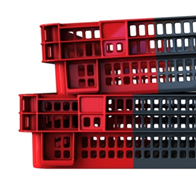 box plastik -  jual container di Jakarta, Vented, Baru 18,5 liter vented stack dan sarang wadah plastik. Sewa mulai dari harga USD$0.01 / kontainer / hari!, Sangat kuat stabil 18.5L dan peti plastik nestable. Sebuah pilihan yang sangat baik untuk roti, buah-buahan segar dan sayuran dan untuk distribusi., C2GP6410VSN