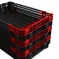 box plastik -  jual container di Jakarta, Vented, Baru 18,5 liter vented stack dan sarang wadah plastik. Sewa mulai dari harga USD$0.01 / kontainer / hari!, Sangat kuat stabil 18.5L dan peti plastik nestable. Sebuah pilihan yang sangat baik untuk roti, buah-buahan segar dan sayuran dan untuk distribusi., C2GP6410VSN