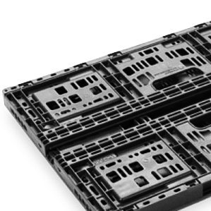 box plastik -  jual container di Jakarta, Folding Vented, 28L lipat (dilipat)  box  plastik berventilasi. Sewa mulai dari harga USD$0.01 / container / hari!, 28L lipat (dilipat)  container plastik berventilasi untuk sistem kemasan lagi sistem ISO. Plastik krat besar untuk buah-buahan dan sayuran segar!, C2GP6414FV