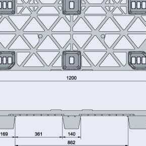 Harga pallet plastik - jual palet,  Export, ISO 1200x1000 , Light Weight