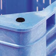Plastic Bulk Container - best pallet box in Indonesia, Vented, HDPE, Jumbo 1200x1200, B2GC1311V