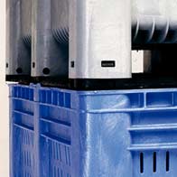 Plastic Bulk Container - best pallet box in Indonesia, Vented, HDPE, Jumbo 1200x1200, B2GC1311V