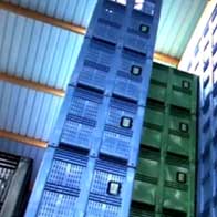 Plastic Bulk Container - best pallet box in Indonesia, Vented, HDPE, Jumbo 1200x1200, B2GC1311V