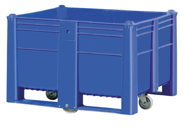 plastic Bulk Container, best plastic pallet container indonesia, Solid, HDPE, ISO 1200x1000, B2GD1210CSSW