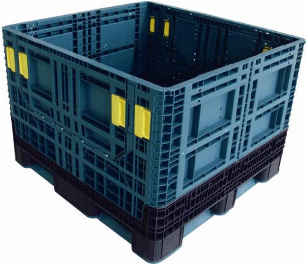 plastic Bulk Container, best plastic pallet box indonesia, Folding Solid, PP, Export, B2GO1211SF