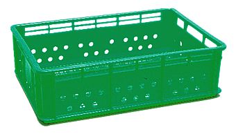 container box - plastic 2 go indonesia, PE, Stackable, Agriculture, Food, Vented, C2GP1022-06V