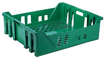 plastic crates, best plastic indonesia, Virgin PP, Stack and nest, Food, Reusable/RPC, Vented, C2GP184-90V