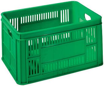 plastic crates, best plastic indonesia, PE, Stackable, Agriculture, Reusable/RPC, Vented, C2GP194-50V