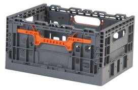 plastic crates, best plastic indonesia, PP, Folding (Collapsible) Vented, Agriculture, Folding Vented, Food, Reusable/RPC, C2GP3719FV