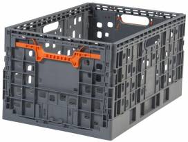 plastic crates, best plastic indonesia, PP, Folding (Collapsible) Vented, Agriculture, Folding Vented, Food, Reusable/RPC, C2GP5528FV