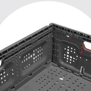 Plastic crates in Jakarta - Plastic 2 go Indonesia has the best container box, Folding Vented,    C2GP6426FV