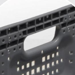 Plastic crates in Jakarta - Plastic 2 go Indonesia has the best container box, Folding Vented,    C2GP6426FV