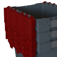 Plastic crates in Jakarta - Plastic 2 go Indonesia has the best container box, Solid,    C2GP6434ALC