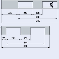 Plastic pallets in Jakarta - a strong plastic pallet from Plastic 2 go Indonesia, Euro 1200x800, Medium duty , Medium Duty, P2G850